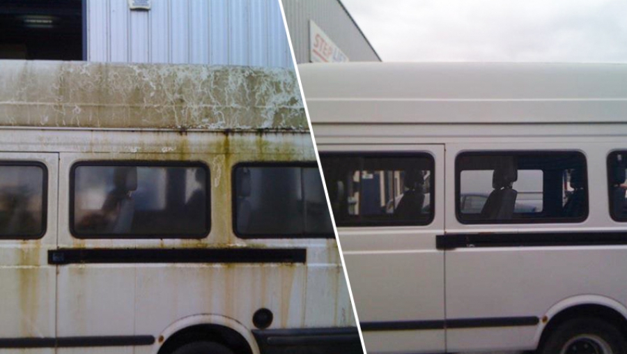Van Before and After